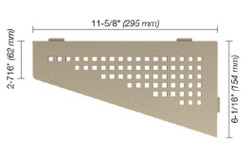 Schluter Shelf-E Quadrilateral Square Cream SES3 D3 TSC